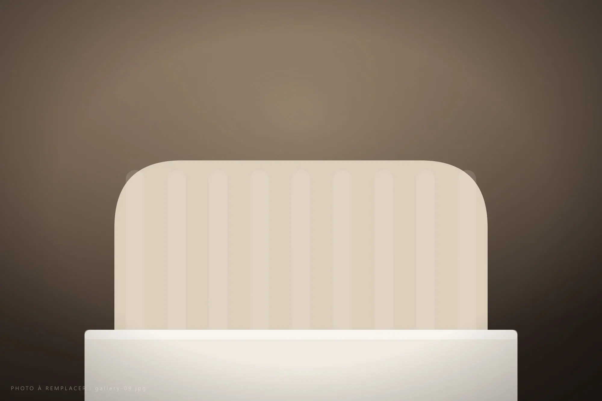 Tête de lit sur mesure aux proportions généreuses