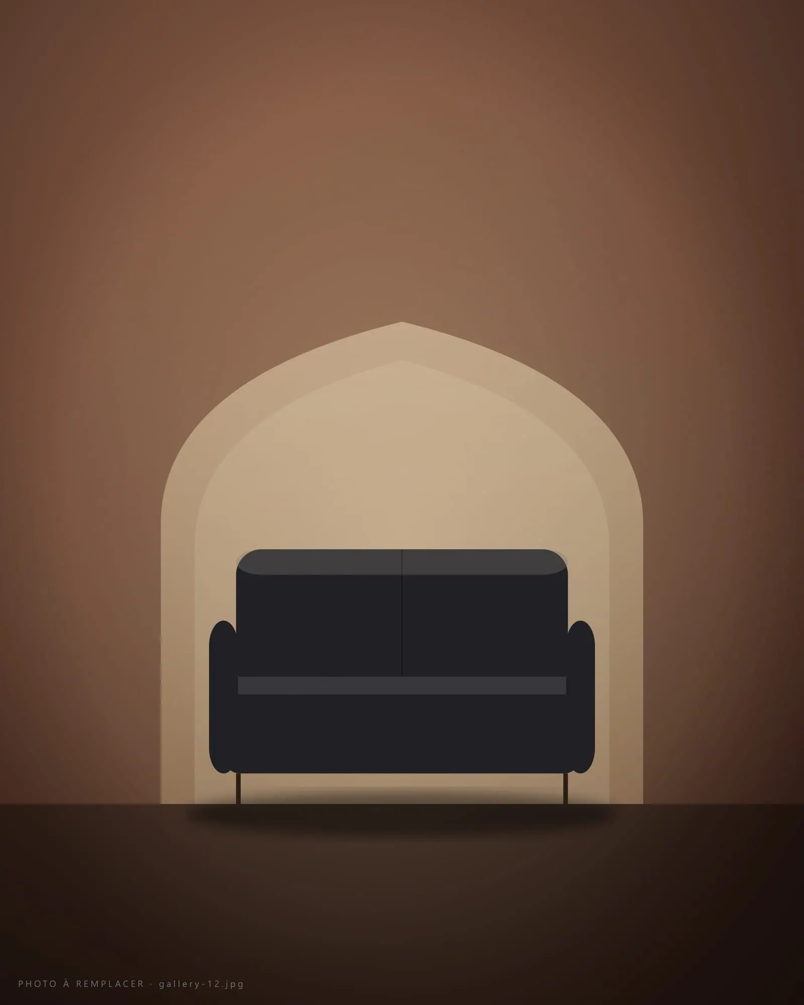 Paire de fauteuils assortis réalisés sur mesure